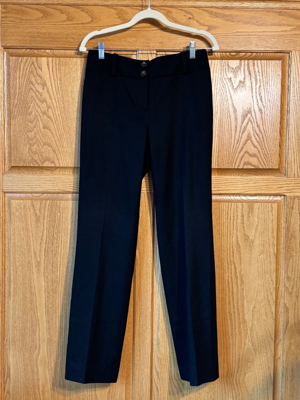 Talbots Black Wool Blend Trouser Pants - Made in Italy Sz 4